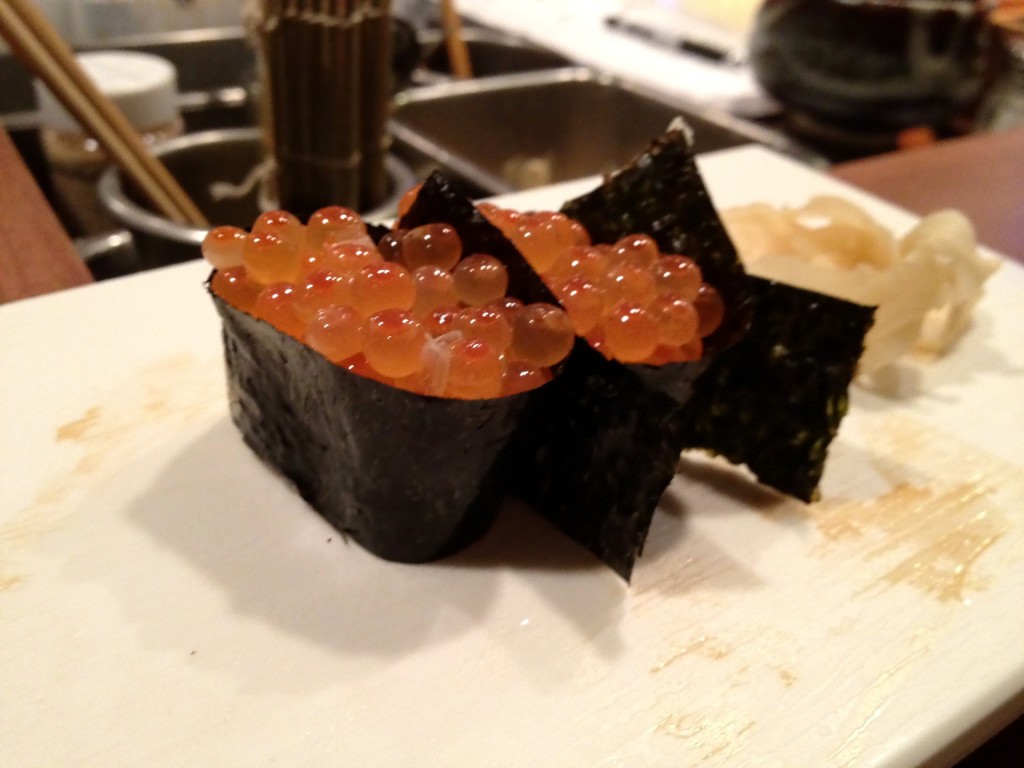 Ikura (Salmon Roe) at Shunji (© 2012 The Offalo)
