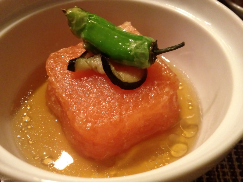 Agedashi Tomato "Tofu" (© 2013 The Offalo)