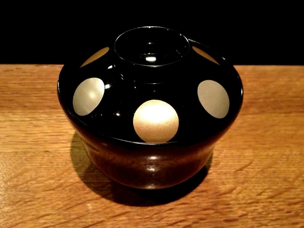 Black Lidded Lacquer Bowl @ Sushi Taro (© 2013 The Offalo)