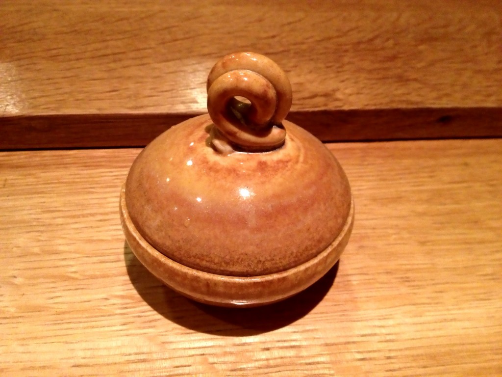 Small Lidded Clay Bowl @ Sushi Taro (© 2013 The Offalo)