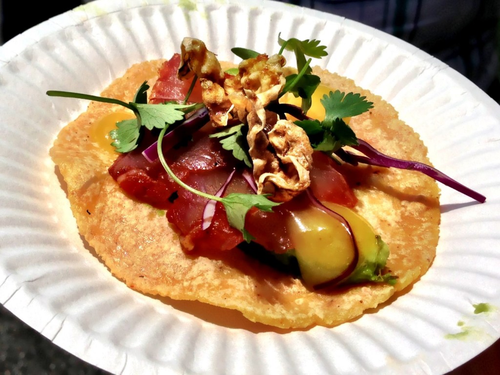 George's at the Cove's Cured Snapper Taco (© 2013 The Offalo)