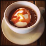 Butterscotch Pot de Crème, Salted Caramel, Crème Fraîche