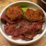 Beef Tongue, Vinegar Potato, Ramps