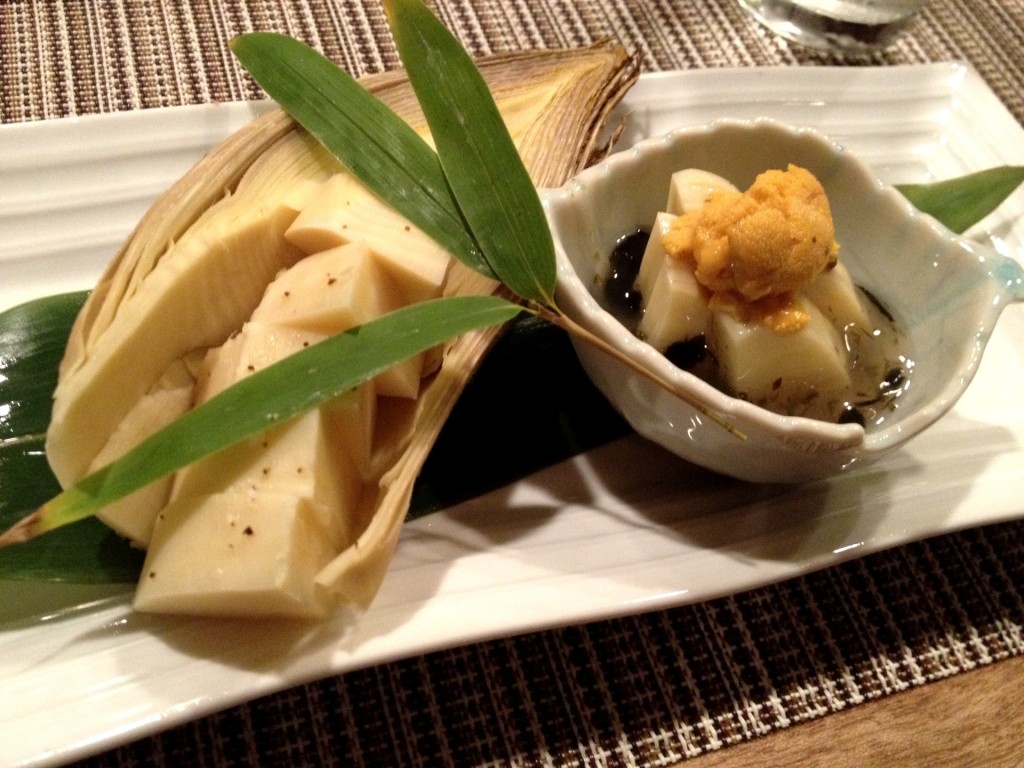 Steamed Bamboo with Uni at Shunji (© 2012 The Offalo)
