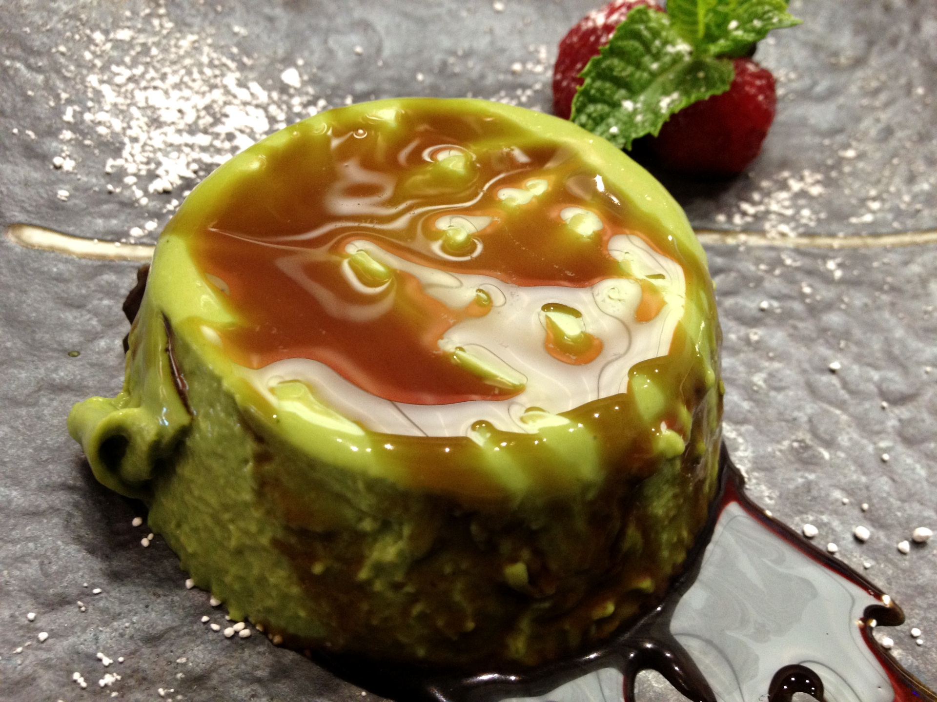 Homemade Green Tea Pudding at Yojisan (© 2012 The Offalo)