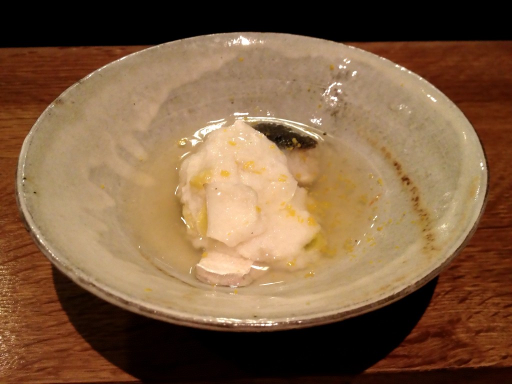 Suzuki Kabura Mushi (Steamed Branzini with Grated Turnip) @ Sushi Taro (© 2013 The Offalo)