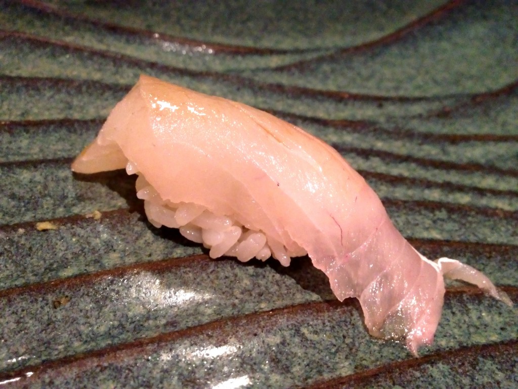 Winter Suzuki (Japanese Seabass) @ Sushi Taro (© 2013 The Offalo)