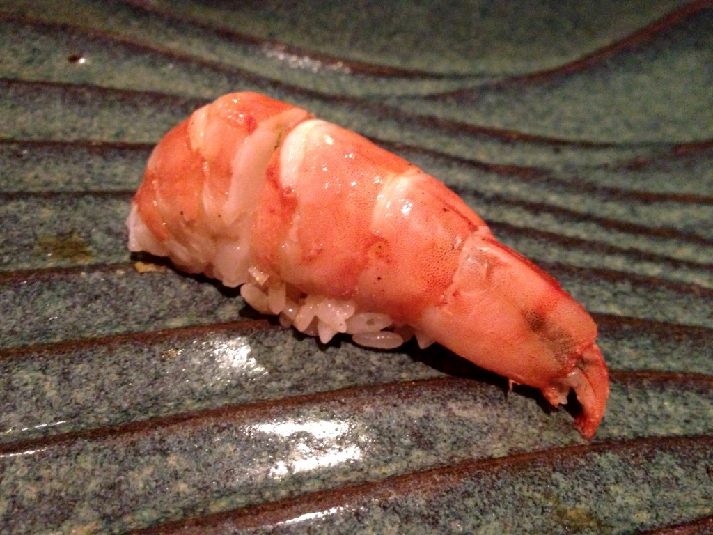 Kuruma Ebi (Wheel Shrimp) @ Sushi Taro (© 2013 The Offalo)