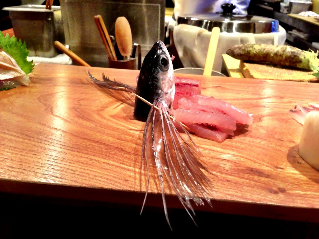 Tobiuo (Flying Fish) Sashimi @ Shunji (© 2013 The Offalo)